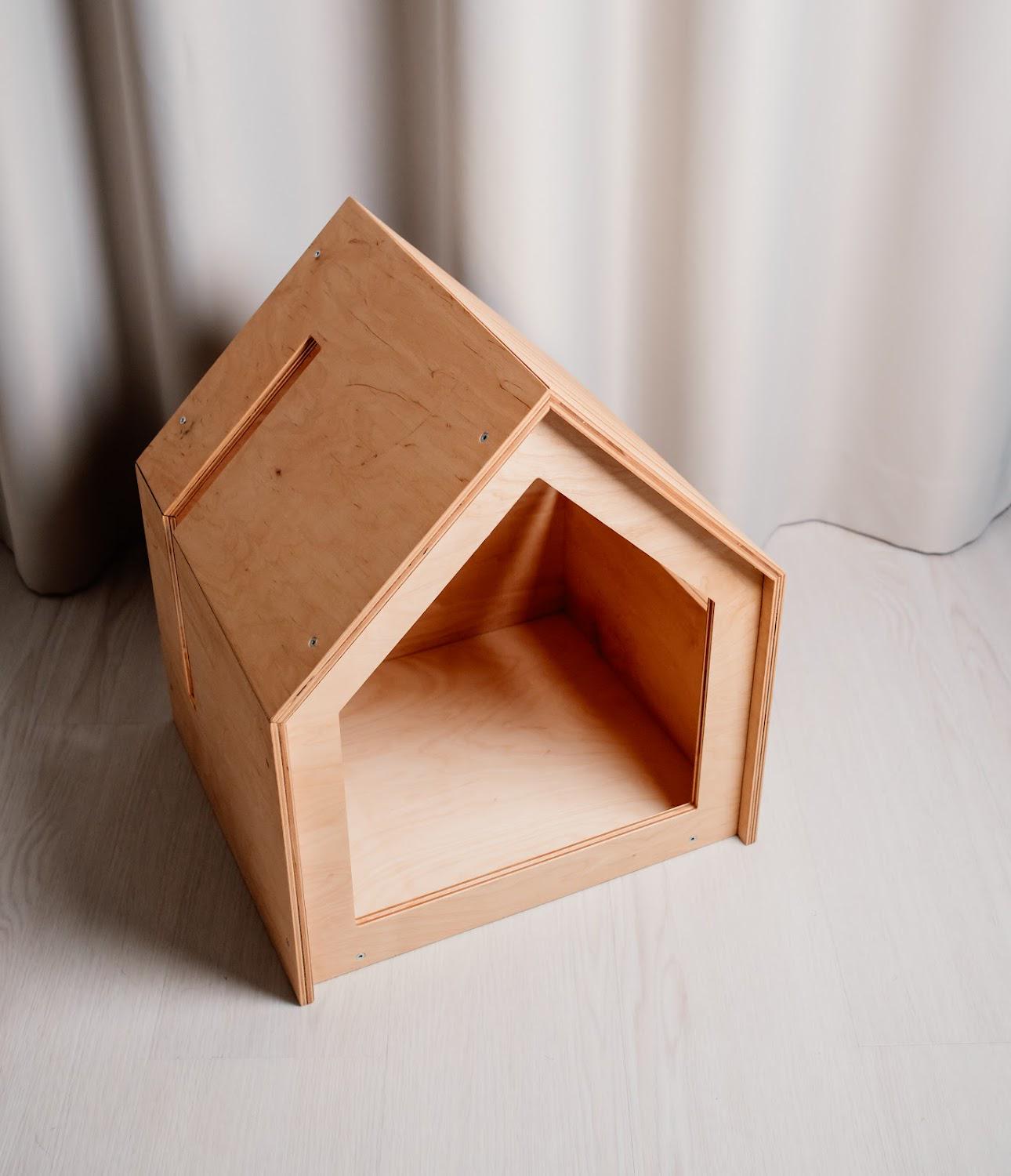 Wooden Dog House. Dog Bed Puppy Dog House Cat House Indoor Dog House Modern Dog House Cat Furniture Cat Bed Modern Dog House