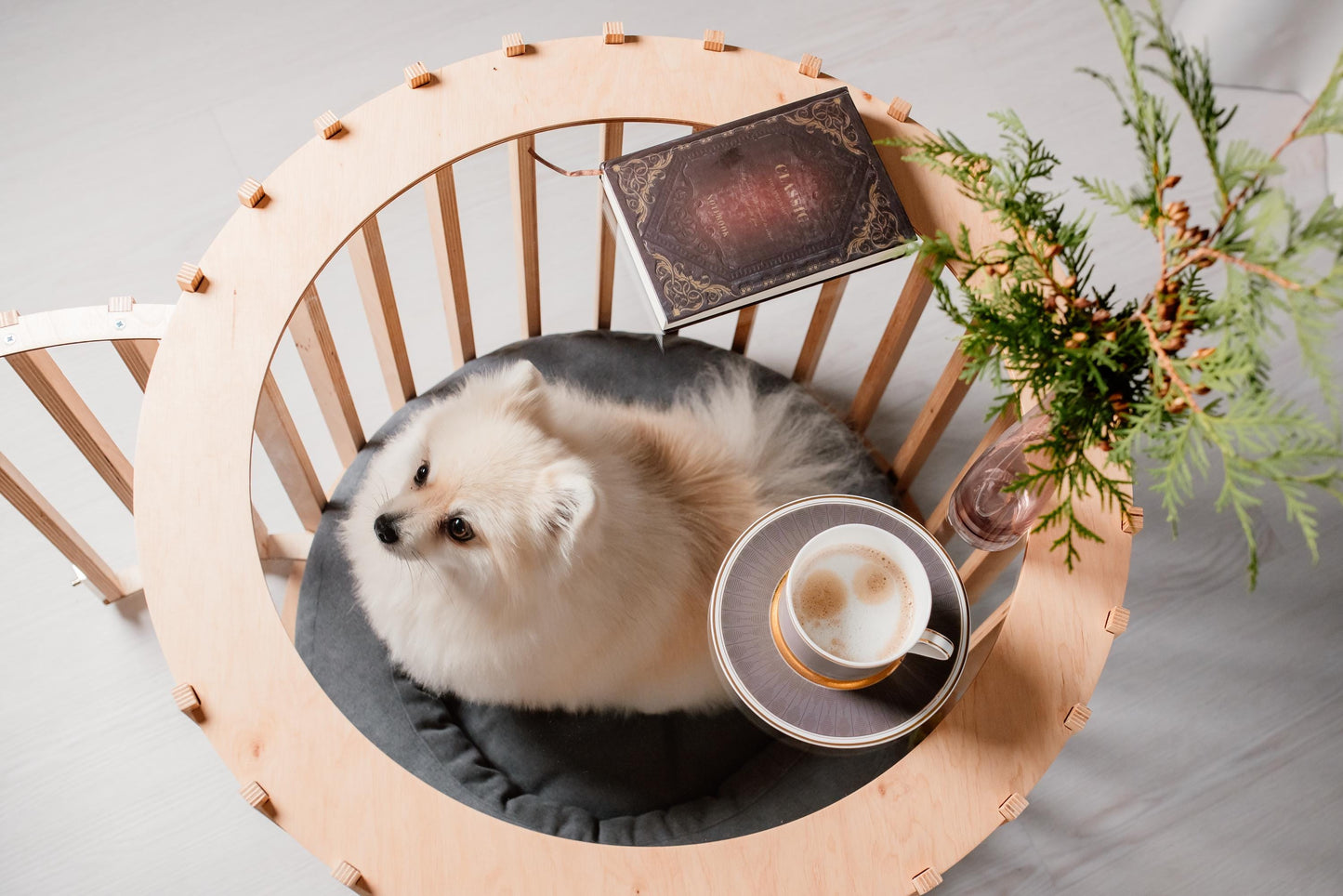 Modern Dog House - Coffee Table. Light Dog House Dog Crate Dog Bed Puppy Dog House Pet Furniture Dog House Crate