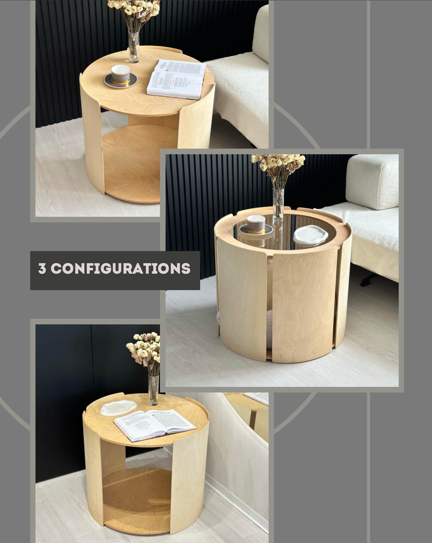 Light Luxury Dog House Table — Contemporary Pet-Friendly Design