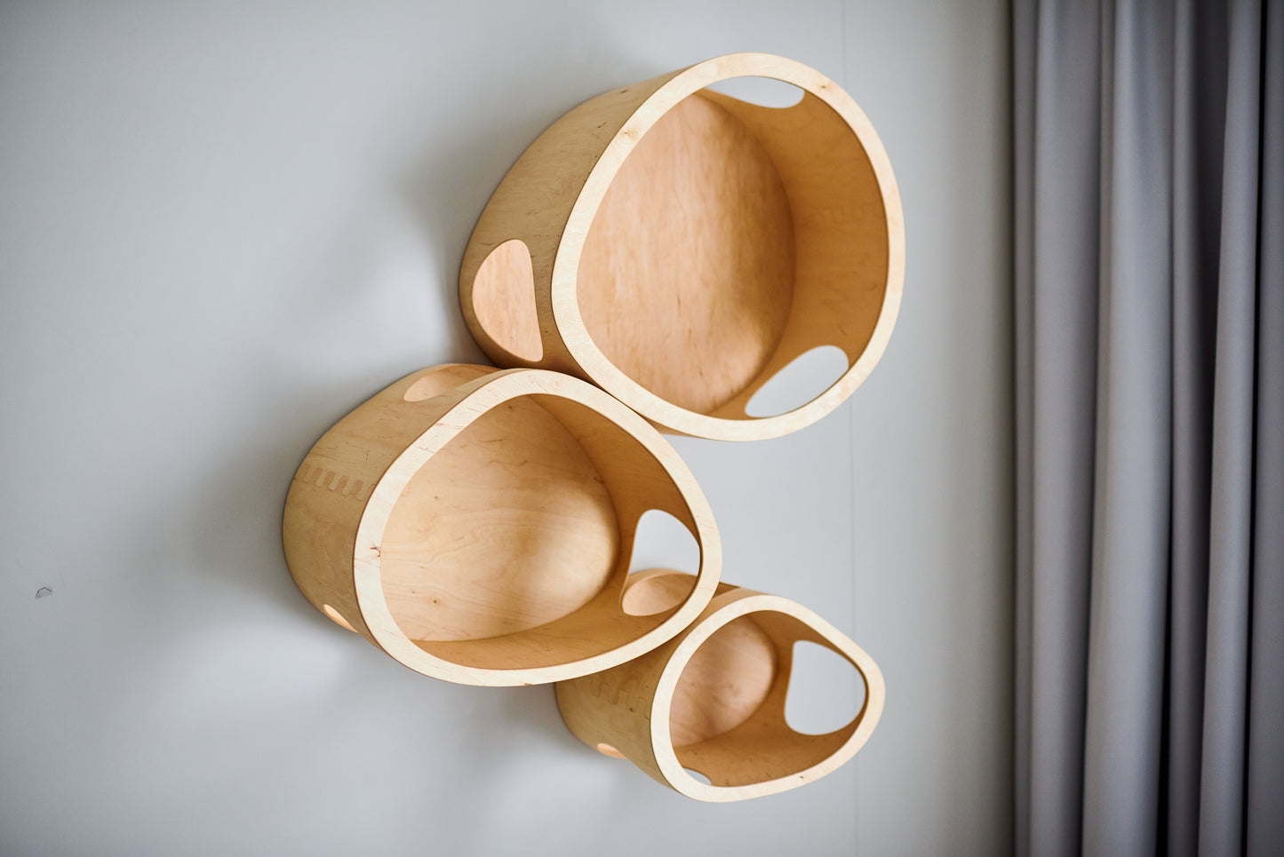 Designer cat wall condos for indoor cats