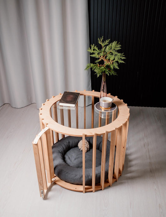 Light Dog House - Coffee Table. Modern Dog House Dog Bed Puppy Dog House Pet Furniture Dog House Crate
