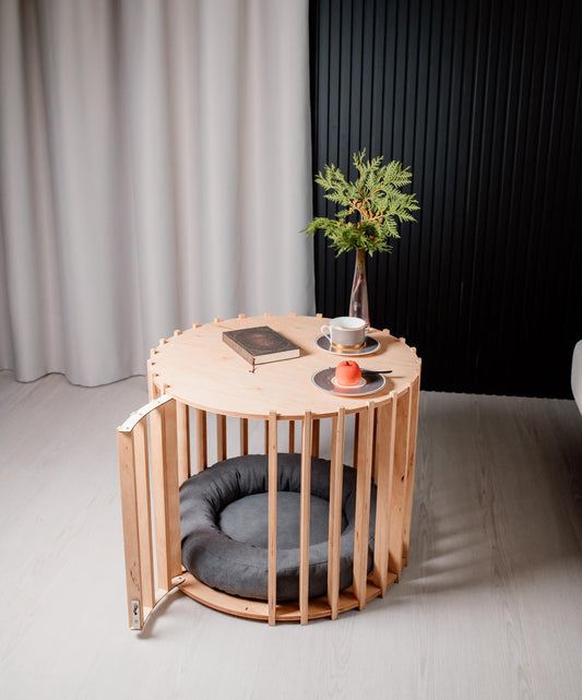 Light Dog House - Coffee Table. Dog Kennel Puppy Home Modern Dog House Dog Bed Puppy Dog House Pet Furniture Dog House Crate
