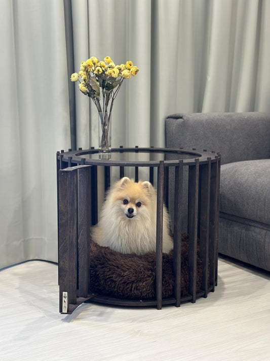 Eco Friendly Dog House - Coffee Table. Dark Puppy House Modern Dog House Dog Bed Puppy Dog House Pet Furniture Dog Kennel